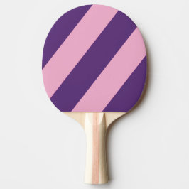 Pala De Ping Pong Rayas Negritas Celeste Retro