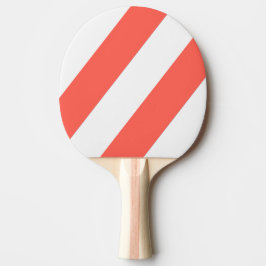 Pala De Ping Pong Rayas Negritas Cielo Azul Claro Retro