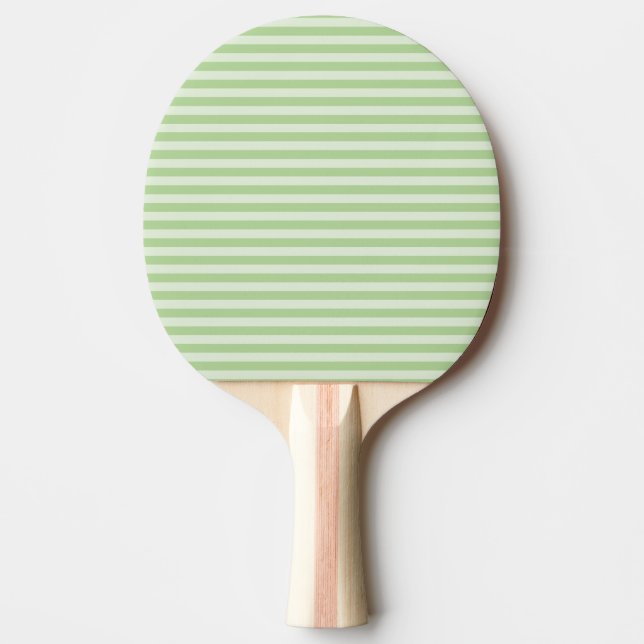 Pala De Ping Pong Rayas Verdes (Anverso)