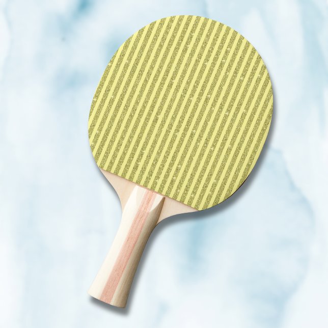 Pala De Ping Pong Rayas Verticales de Estilo Brillo Amarillo Brillan (Subido por el creador)