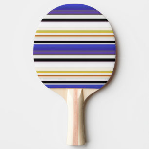 Pala De Ping Pong Rayas violetas blancas