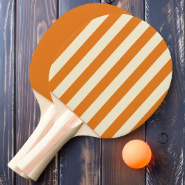 Pala De Ping Pong Rayas y sólido de polo de cítrico cálido 