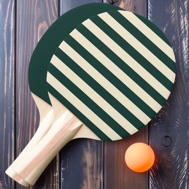 Pala De Ping Pong Rayas y Solido Polo Verde Salvia (Subido por el creador)