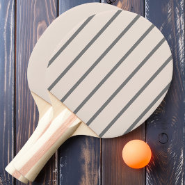 Pala De Ping Pong Rayas y sólido rosa castillo de arena