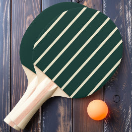 Pala De Ping Pong Rayas y sólido Verde Salvia