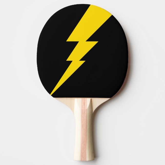 Pala De Ping Pong Rayo amarillo (Anverso)