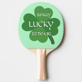Pala De Ping Pong Realmente afortunado de hacer una broma