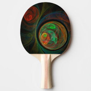 Pala De Ping Pong Reborn Green Abstract Art
