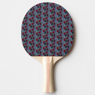 Pala De Ping Pong Red Daisies