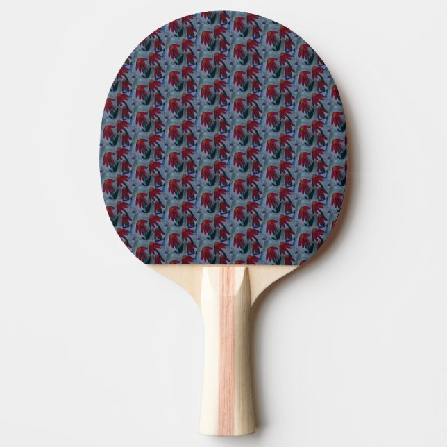 Pala De Ping Pong Red Daisies (Anverso)