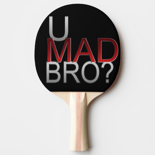 Pala De Ping Pong Red Rubber Back (Anverso)