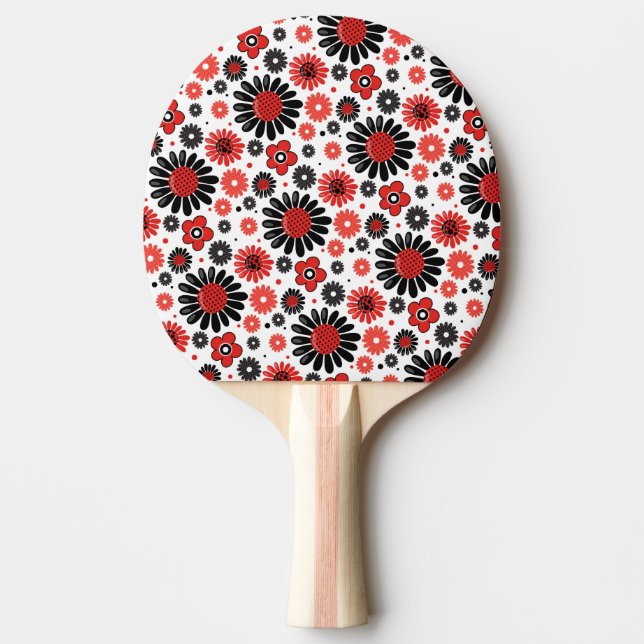 Pala De Ping Pong Red Rubber Back (Anverso)