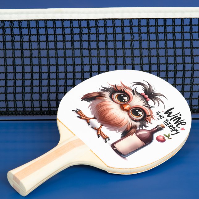 Pala De Ping Pong Red Rubber Back (in situ)