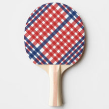 Red, White y Blue Gingham Plaid