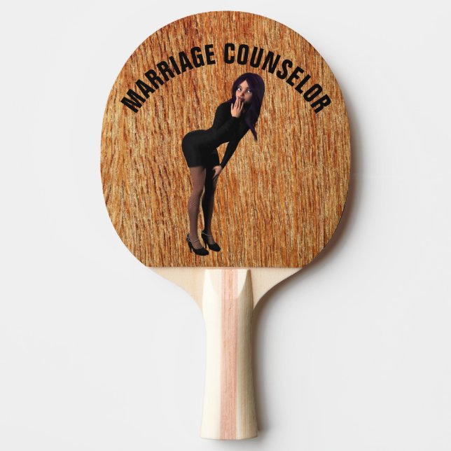 Pala De Ping Pong REGALO DE BODA DEL CONSEJO DE MATRIMONIO Ping Pong (Anverso)