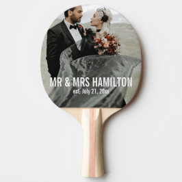Pala De Ping Pong Regalo de Boda fotográfico personalizado