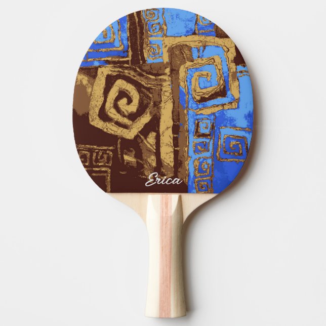 Pala De Ping Pong Regalo de Grecia personalizado (Anverso)