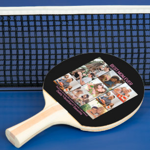 Pala De Ping Pong Regalo Para El Mejor Collage de fotos Familiar De