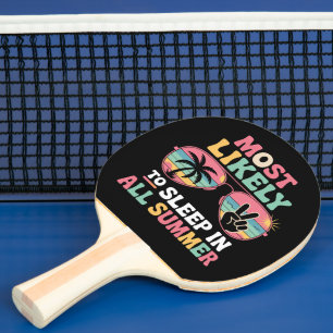 Pala De Ping Pong Regalo para el profesor más propenso a dormir todo