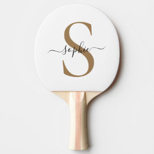 Pala De Ping Pong Regalo Personalizado con Nombre Escritura Elegante
