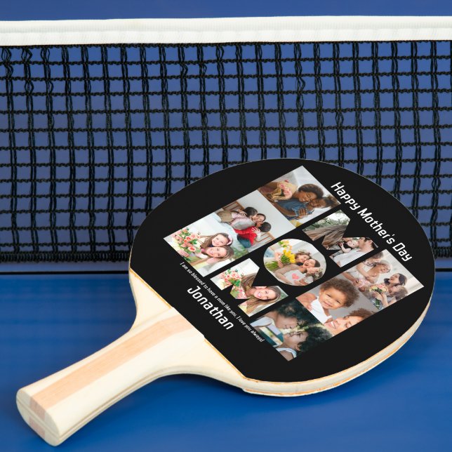 Pala De Ping Pong Regalo personalizado para mamá Día de la Madre 9 C (in situ)