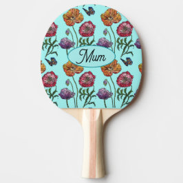 Pala De Ping Pong Regalos de Día de la Madre de Mamá de adormidera d