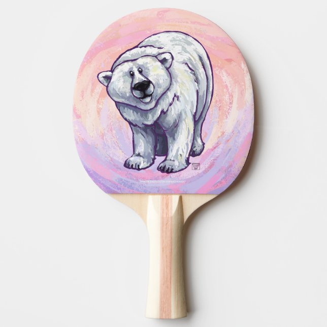 Pala De Ping Pong Regalos y accesorios de oso polar (Anverso)