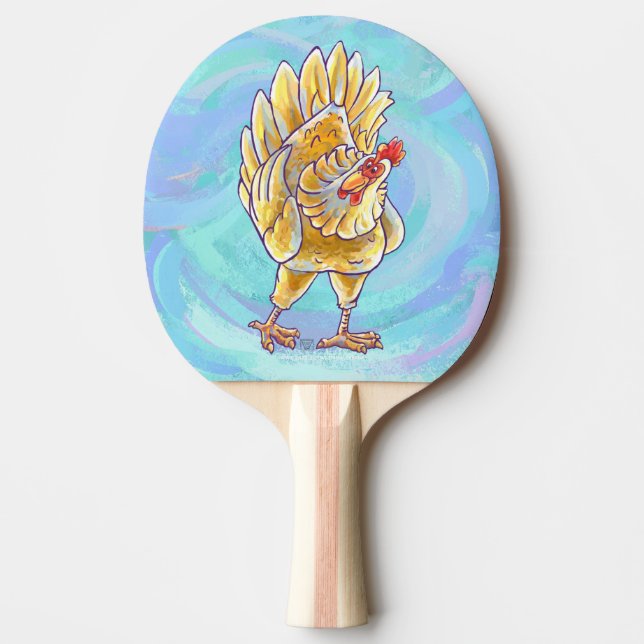 Pala De Ping Pong Regalos y accesorios de pollo (Anverso)