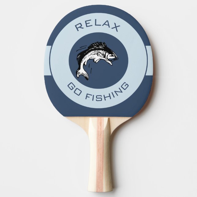 PALA DE PING PONG RELAJAR Y IR DE PESCA (Anverso)