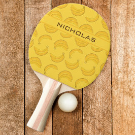 Pala De Ping Pong Remo de Banana con Nombre