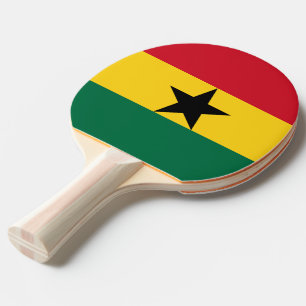 Pala De Ping Pong Remo de ping pong con bandera de Ghana
