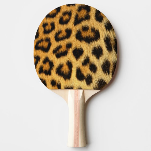 Pala De Ping Pong Remolque de leopardo (Anverso)