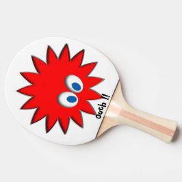 Pala De Ping Pong Remolque rojo monogramo