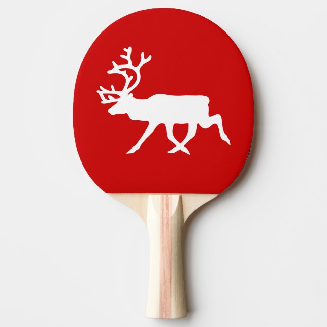 Pala De Ping Pong Reno blanco / Silhouette Caribou (Anverso)