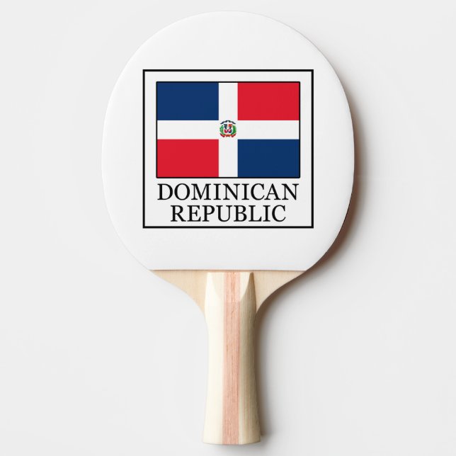 Pala De Ping Pong República Dominicana (Anverso)