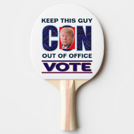 Pala De Ping Pong Resistimiento azul de voto 2024 Presidente