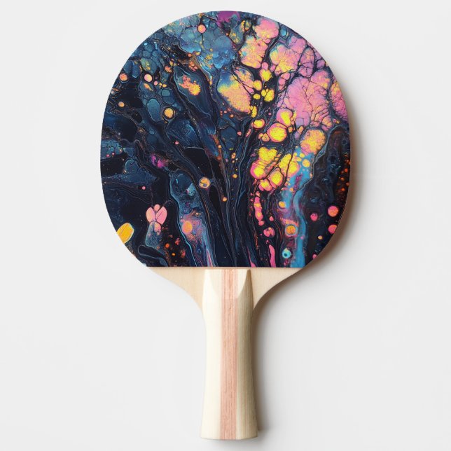 Pala De Ping Pong Resumen Arte irlandés Ping Pong Paddle (Anverso)