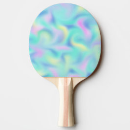 Pala De Ping Pong Resumen Bonito Pastel Swirls