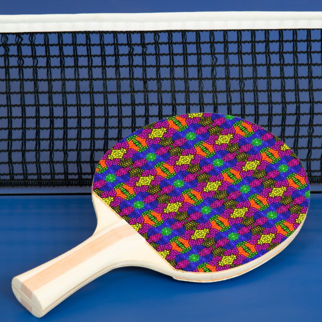Pala De Ping Pong Resumen del patrón brillante de arte (in situ)
