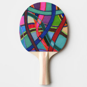 Pala De Ping Pong Resumen "enredado" Ping Pong Paddle