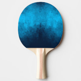 Pala De Ping Pong Resumen Fondo azul cristalizado