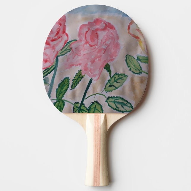 Pala De Ping Pong Resumen Rosas de verano (Anverso)