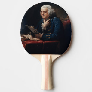 Pala De Ping Pong Retrato de miembro, padre fundador de Benjamin Fra