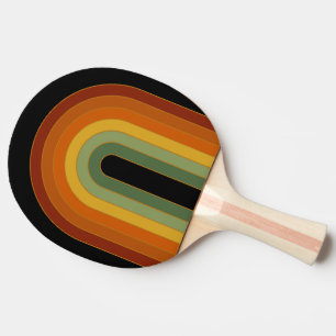 Pala De Ping Pong Retro 70 silenciado arcoiris negro