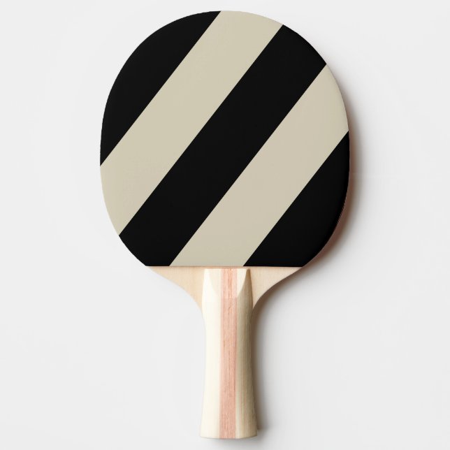 Pala De Ping Pong Retro Alabaster Tres Bandas Negrita (Anverso)