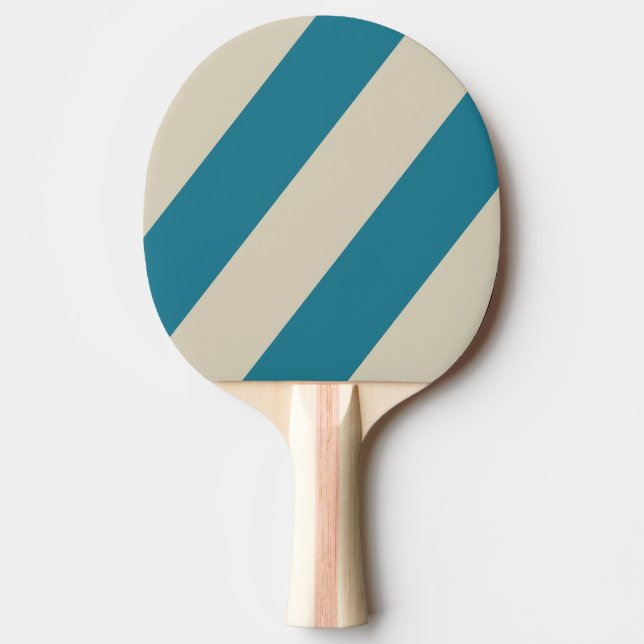 Pala De Ping Pong Retro Aquamarine Tres Bandas Negrita (Anverso)
