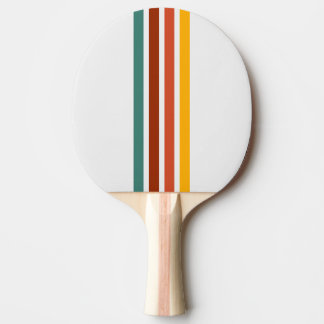 Pala De Ping Pong Retro Athletic Stripe Ping Pong Paddle