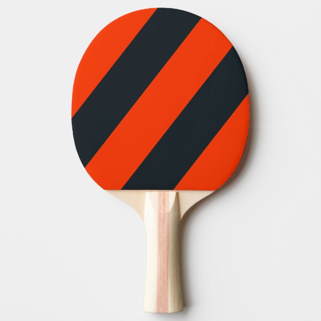 Pala De Ping Pong Retro Desert Meadow Bandas audaces (Anverso)
