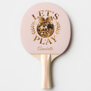 Pala De Ping Pong Retro Groovy Estética Hippie Vintage 70