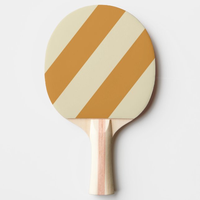 Pala De Ping Pong Retro Horizonte Dorado Tres Bandas Negrita (Anverso)